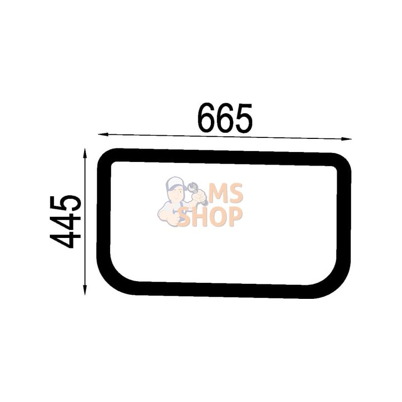 Vitre de toit | JOHN DEERE Vitre de toit | JOHN DEEREPR#821300