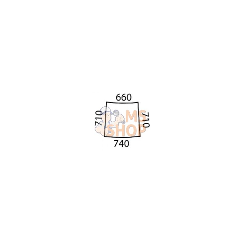 Vitre de porte, partie sup. | JOHN DEERE Vitre de porte, partie sup. | JOHN DEEREPR#651325