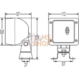 Phare de travail Ultra Beam | HELLA Phare de travail Ultra Beam | HELLAPR#511542