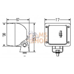 Phare de travail Ultra Beam | HELLA Phare de travail Ultra Beam | HELLAPR#511548