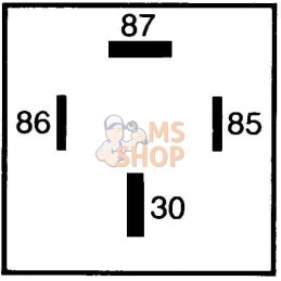 Mini-relais 24V 60A 4 pôles | HELLA Mini-relais 24V 60A 4 pôles | HELLAPR#522570