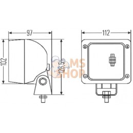 Phare de travail Ultra Beam | HELLA Phare de travail Ultra Beam | HELLAPR#511506