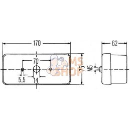 Feu de position avant +clignotant | HELLA Feu de position avant +clignotant | HELLAPR#511616