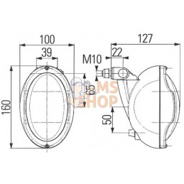 Phare de travail oval Hella | HELLA Phare de travail oval Hella | HELLAPR#511363