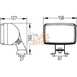 Phare de travail Double Beam Hella | HELLA Phare de travail Double Beam Hella | HELLAPR#511455