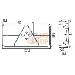 Feu arrière gauche Hella | HELLA Feu arrière gauche Hella | HELLAPR#511427