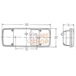 Feu arrière droit Hella | HELLA Feu arrière droit Hella | HELLAPR#522545