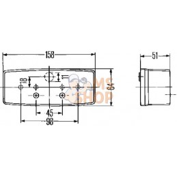 Feu de position avant +clignotant droit | HELLA Feu de position avant +clignotant droit | HELLAPR#511641