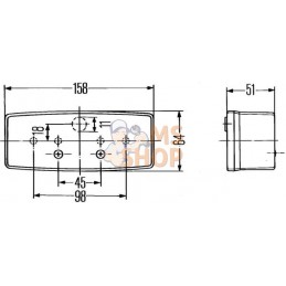 Feu de position avant +clignotant droit | HELLA Feu de position avant +clignotant droit | HELLAPR#511641