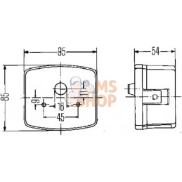 Feu de position avant +clignotant gauche | HELLA Feu de position avant +clignotant gauche | HELLAPR#511630