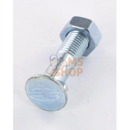 Boulon de charrue 11x50 2 ergots G&B + ecrou | GRÉGOIRE-BESSON Boulon de charrue 11x50 2 ergots G&B + ecrou | GRÉGOIRE-BESSONPR#