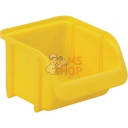 Boîte de rangement 100x115x75mm, capacité 0,46l, polypropylène jaune, Linbin no.1 de Hünersdorff | HÜNERSDORFF Boîte de rangemen