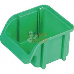 Boîte de rangement 100x115x75mm, capacité 0,46l, polypropylène vert, Linbin no.1 de Hünersdorff | HÜNERSDORFF Boîte de rangement