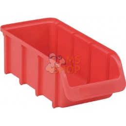Boîte de rangement 100x215x75mm, capacité 1l, polypropylène rouge, Linbin no.2L by Hünersdorff | HÜNERSDORFF Boîte de rangement 