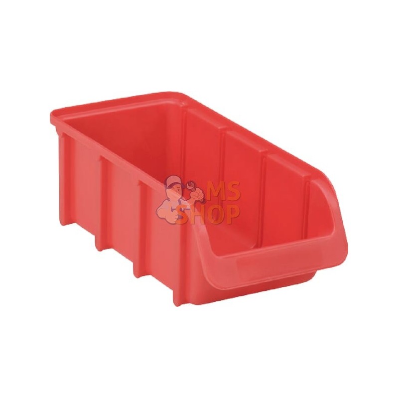 Boîte de rangement 100x215x75mm, capacité 1l, polypropylène rouge, Linbin no.2L by Hünersdorff | HÜNERSDORFF Boîte de rangement 