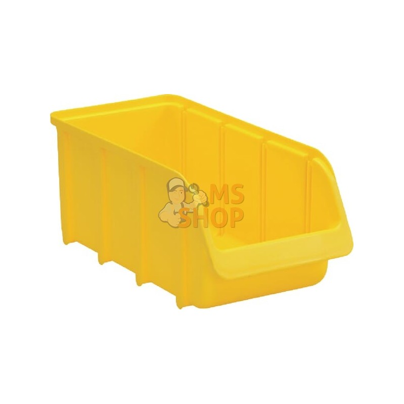 Boîte de rangement 146x318x127mm, capacité 4,24l, polypropylène jaune, Linbin no.3L de Hünersdorff | HÜNERSDORFF Boîte de rangem
