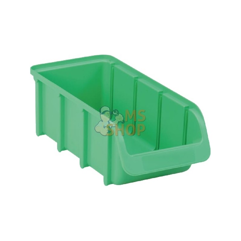 Boîte de rangement 100x215x75mm, capacité 1l, polypropylène vert, Linbin no.2L de Hünersdorff | HÜNERSDORFF Boîte de rangement 1