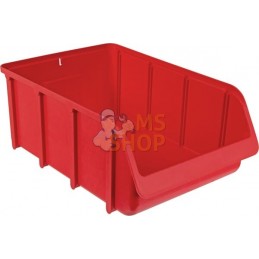 Boîte de rangement 315x495x185mm, capacité 19,27l, polypropylène rouge, Linbin no.5 de Hünersdorff | HÜNERSDORFF Boîte de rangem