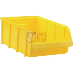 Boîte de rangement 315x495x185mm, capacité 19,27l, polypropylène jaune, Linbin no.5 de Hünersdorff | HÜNERSDORFF Boîte de rangem