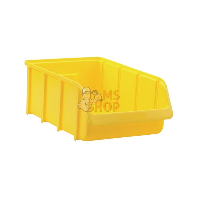 Boîte de rangement 315x495x185mm, capacité 19,27l, polypropylène jaune, Linbin no.5 de Hünersdorff | HÜNERSDORFF Boîte de rangem