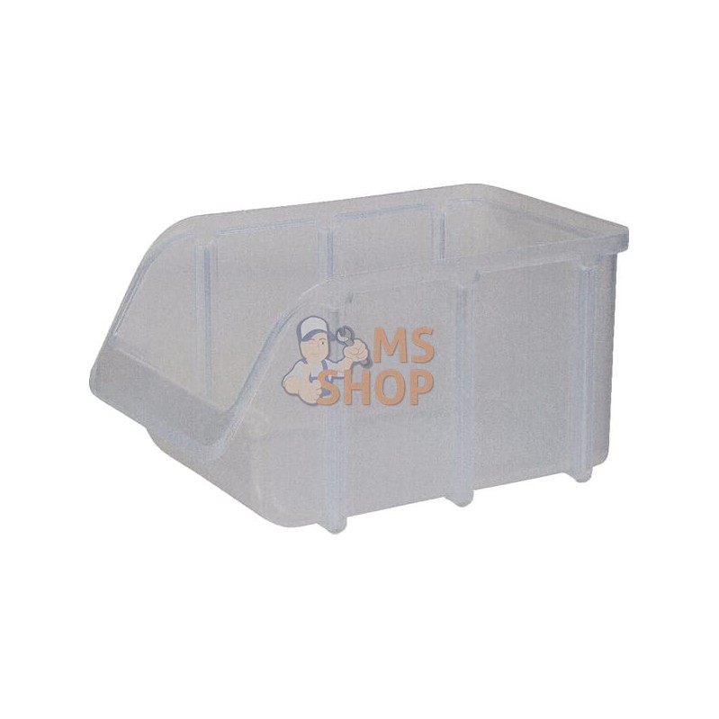 Boîte de rangement 145x240x125mm, capacité 3l, polypropylène transparent, Hünersdorff | HÜNERSDORFF Boîte de rangement 145x240x1