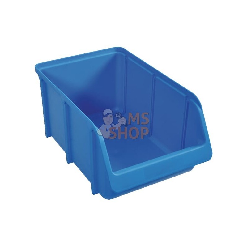 Boîte de rangement 205x335x155mm, capacité 7l, polypropylène bleu, Linbin no.4 de Hünersdorff | HÜNERSDORFF Boîte de rangement 2