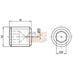 Vis de réglage M8 Ø 2,5 mm La | HA-STOCKER Vis de réglage M8 Ø 2,5 mm La | HA-STOCKERPR#773601