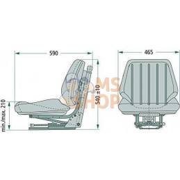 Siège DS44/1B Vario PVC | GRAMMER Siège DS44/1B Vario PVC | GRAMMERPR#908482