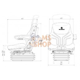 Siège Maximo Comfort Plus PVC | GRAMMER Siège Maximo Comfort Plus PVC | GRAMMERPR#908451