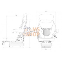 Siège Compacto Comfort S PVC | GRAMMER Siège Compacto Comfort S PVC | GRAMMERPR#908530