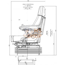 Siège Maximo XT Dynamic Plus Mise à jour du tissu Grammer | GRAMMER Siège Maximo XT Dynamic Plus Mise à jour du tissu Grammer | 