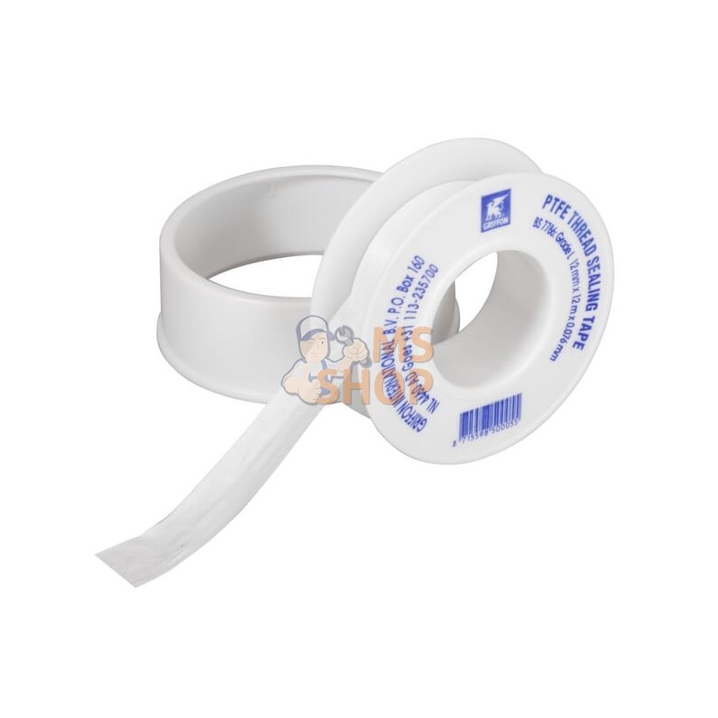 Ruban PTFE 12x0,08mm 12 M, Griffon | GRIFFON Ruban PTFE 12x0,08mm 12 M, Griffon | GRIFFONPR#1090078