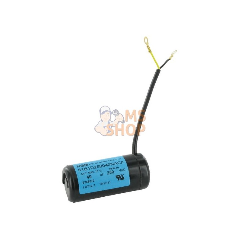 Condensateur dém. 40µF/250V | KRAMP Condensateur dém. 40µF/250V | KRAMPPR#596157