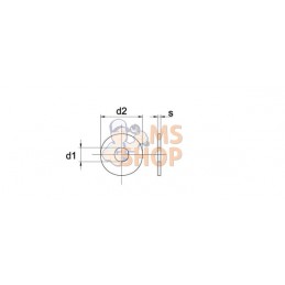 Rondelle de carr.13x57x3 | KRAMP Rondelle de carr.13x57x3 | KRAMPPR#841399