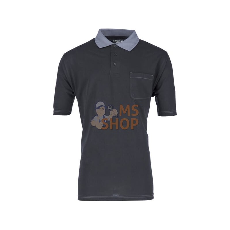 polo noir/gris XL | KRAMP polo noir/gris XL | KRAMPPR#730874