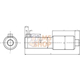 Verin simple effet D40-300 | KRAMP Verin simple effet D40-300 | KRAMPPR#843266