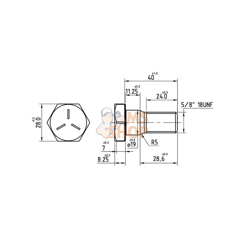 Boulon de roue | KRAMP Boulon de roue | KRAMPPR#650236