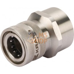 Raccord rapide femelle Ø18,2mm x F 3/4" inox | KRAMP Raccord rapide femelle Ø18,2mm x F 3/4" inox | KRAMPPR#463551