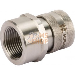 Raccord rapide femelle Ø18,2mm x F 3/4" inox | KRAMP Raccord rapide femelle Ø18,2mm x F 3/4" inox | KRAMPPR#463551