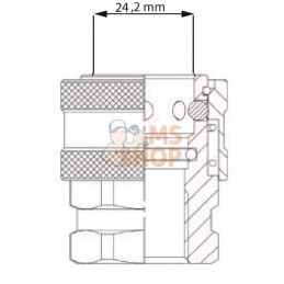 Raccord rapide femelle Ø18,2mm x F 3/4" inox | KRAMP Raccord rapide femelle Ø18,2mm x F 3/4" inox | KRAMPPR#463551