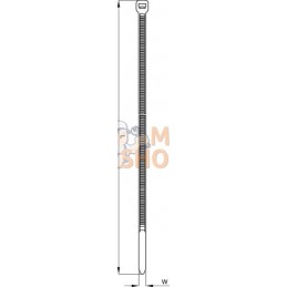 Serre-câble 3,6x370 mm jaune | KRAMP Serre-câble 3,6x370 mm jaune | KRAMPPR#509596