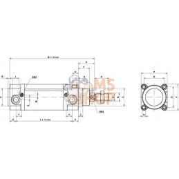 Vérin standard | KRAMP Vérin standard | KRAMPPR#981411