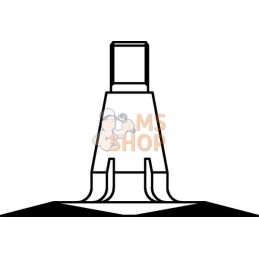 Chambre à air pour jante de Ø 16", 13.0/65-16, valve droite TR15, Kramp | KRAMP Chambre à air pour jante de Ø 16", 13.0/65-16, v