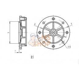 Bride moteur 112-B5 | KRAMP Bride moteur 112-B5 | KRAMPPR#596533