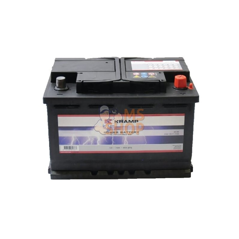 Starterbatterie 12V/74Ah/680A Autobatterie