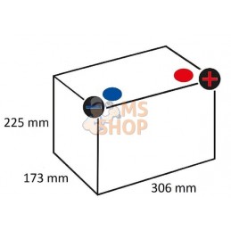 Batterie 12V 91Ah 740A Kramp | KRAMP Batterie 12V 91Ah 740A Kramp | KRAMPPR#506527