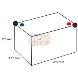 Batterie 6V 84Ah 390A Kramp | KRAMP Batterie 6V 84Ah 390A Kramp | KRAMPPR#506365