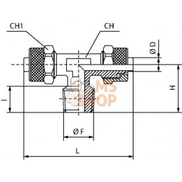 Fiche de raccord en T | KRAMP Fiche de raccord en T | KRAMPPR#882270