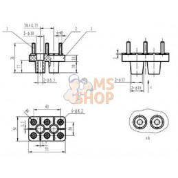 Barrette de connexion | KRAMP Barrette de connexion | KRAMPPR#596548