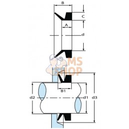 Cale d'étanchéité Ø 6mm 10 pcs | KRAMP Cale d'étanchéité Ø 6mm 10 pcs | KRAMPPR#508259
